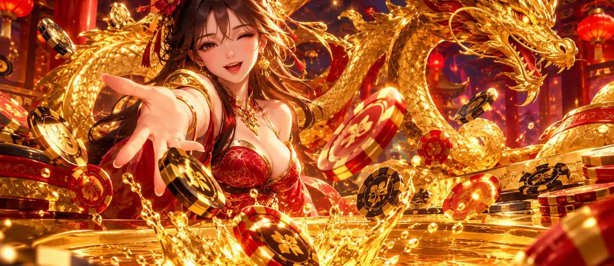 Ilustrasi casino chips and dragon casino — panduan Slot Receh Gacor Moba4d