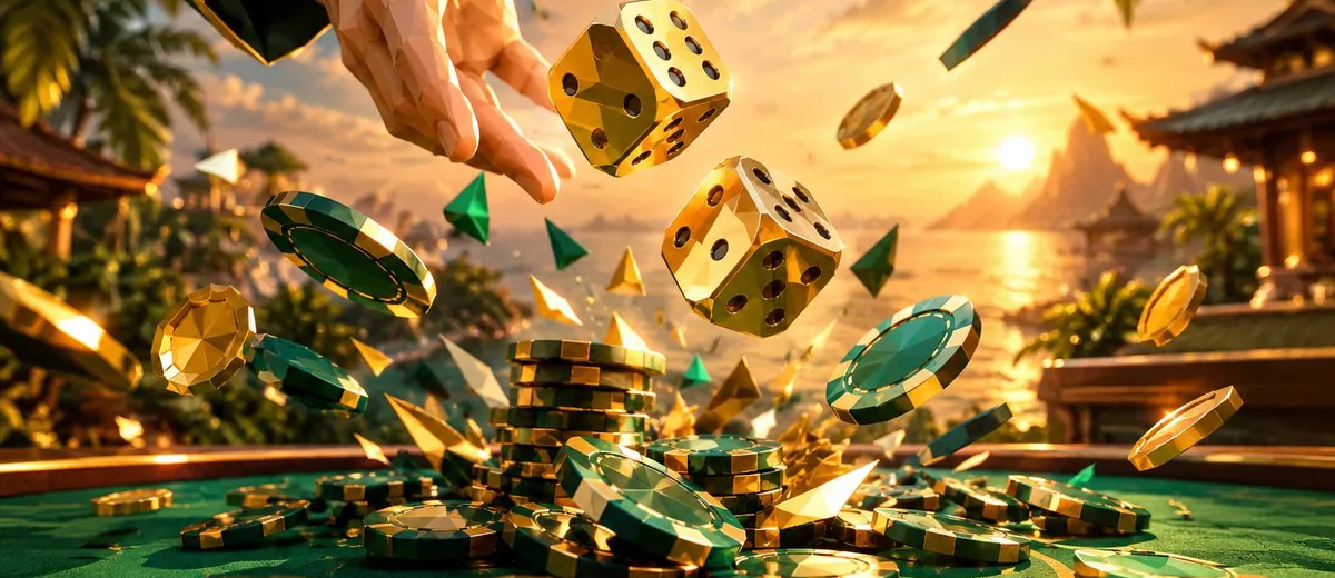 Ilustrasi casino dice and casino chips — panduan daftar Moba4d Moba4d