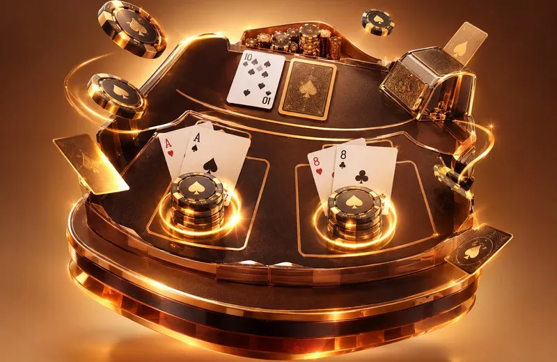 Blackjack table and casino chips dalam konteks Situs Moba4d Moba4d