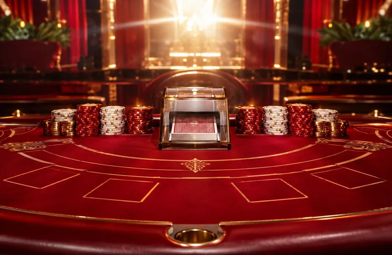 Blackjack table and casino chips dalam konteks Situs Moba4d Moba4d